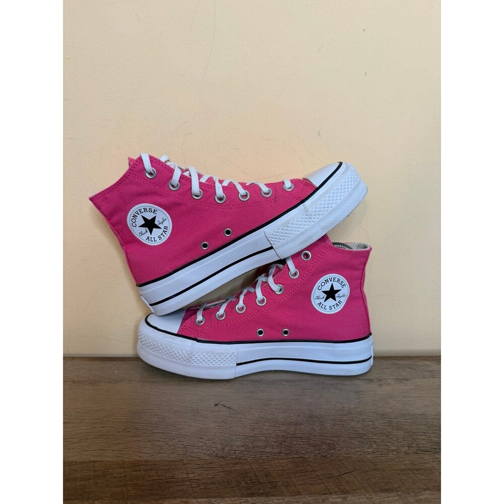 pink Converse Chuck Taylor All Star Lift Platform High sneakers size 7.5 shoes
